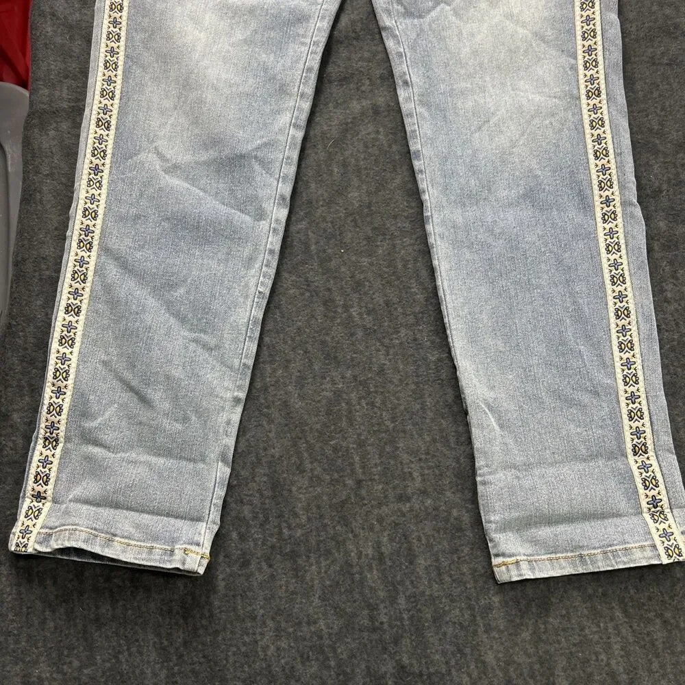 Inc Denim Mid Rise Straight 6/28 Rolled Cuff - Picture 14 of 15